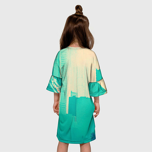 Детское платье Cyberpunk 2077 game color / 3D-принт – фото 4