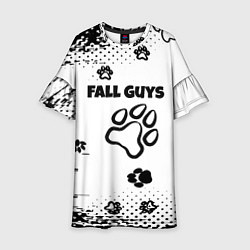 Платье клеш для девочки Fall Guys game, цвет: 3D-принт