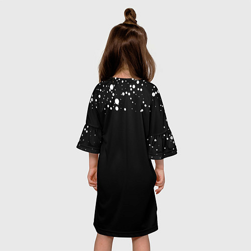 Детское платье DayZ крачки белые / 3D-принт – фото 4