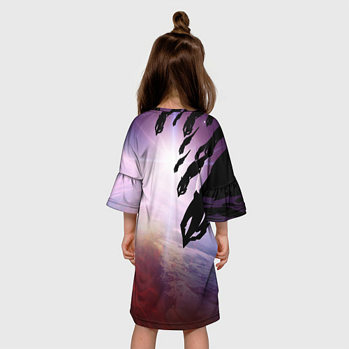 Детское платье Масс эффект вторжение / 3D-принт – фото 4
