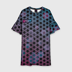 Детское платье Sport шестигранники