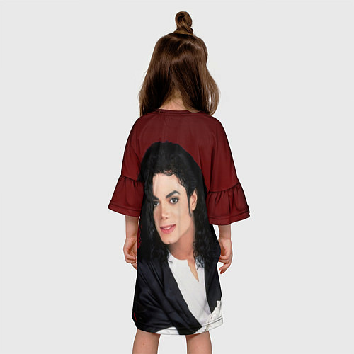 Детское платье Michael Jackson с пантерой и автографом / 3D-принт – фото 4