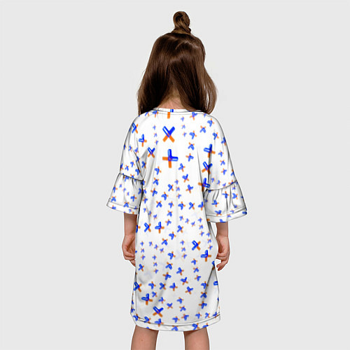 Детское платье Portal logo pattern steel / 3D-принт – фото 4