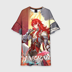 Платье клеш для девочки Аргенти из Хонкая, цвет: 3D-принт