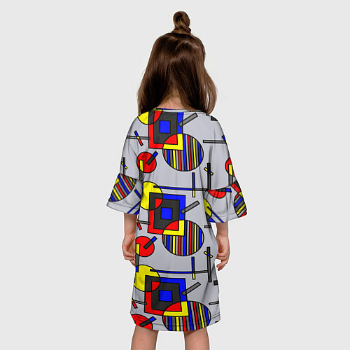 Детское платье Rectangular abstraction / 3D-принт – фото 4