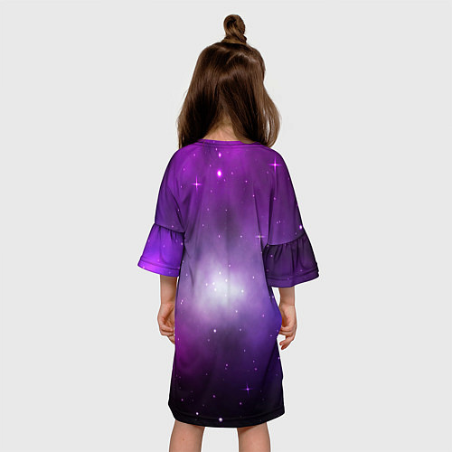 Детское платье Ворона в космосе / 3D-принт – фото 4