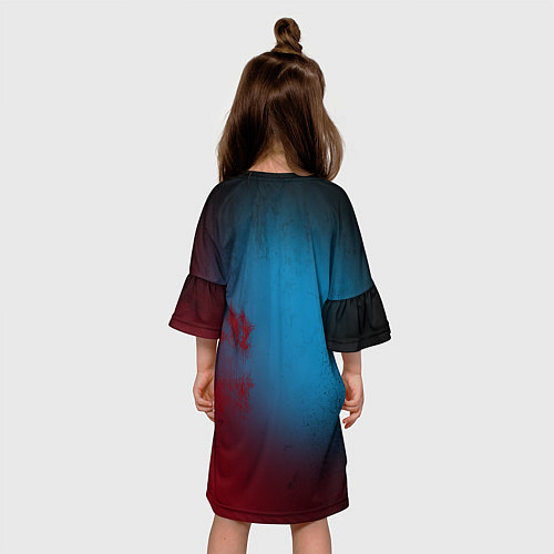 Детское платье Хитан в маске - Ниндзя Камуи / 3D-принт – фото 4
