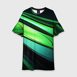 Детское платье Абстрактные геометрические плавные линии минимализ