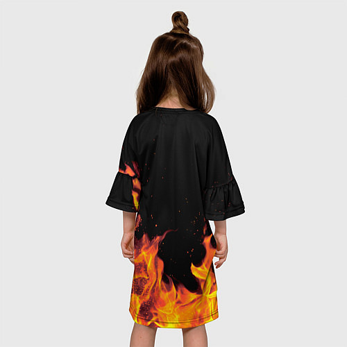 Детское платье Анна - имя в огне / 3D-принт – фото 4