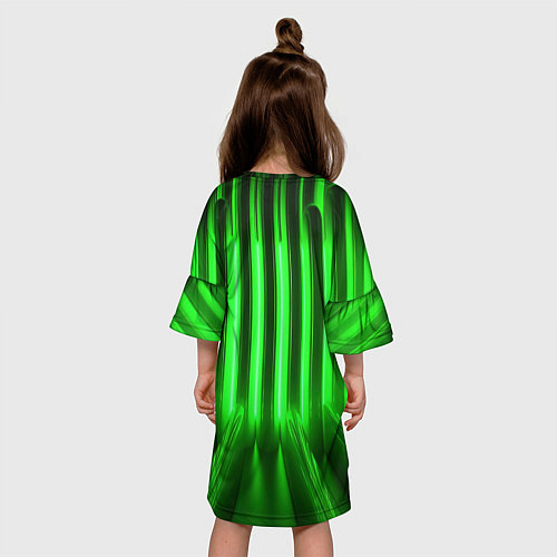 Детское платье Stellar Blade green Eve / 3D-принт – фото 4
