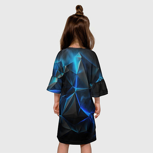 Детское платье Stellar Blade Eve ice background / 3D-принт – фото 4