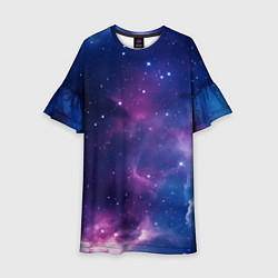 Детское платье Цвета космоса