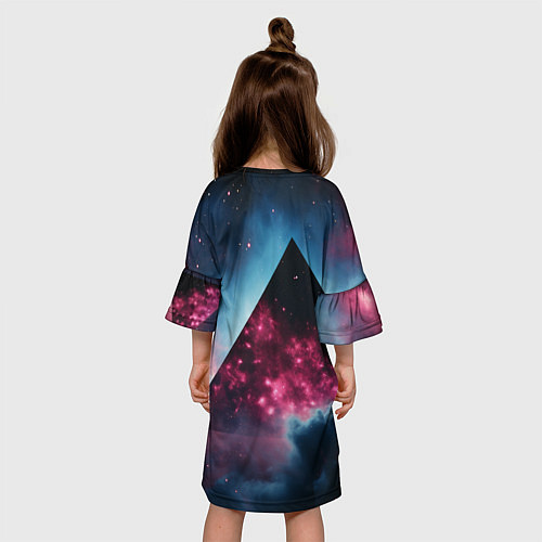 Детское платье Космическая пирамида / 3D-принт – фото 4