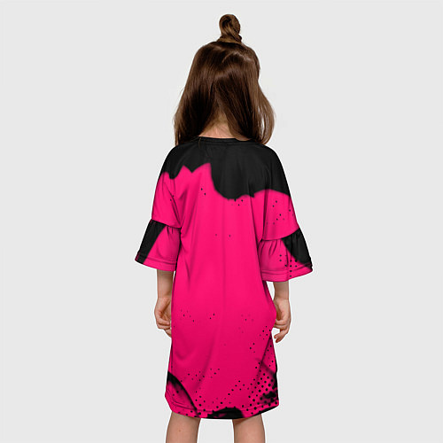 Детское платье Ведьмак лого смок / 3D-принт – фото 4
