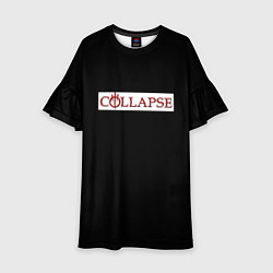 Платье клеш для девочки Collapse, цвет: 3D-принт