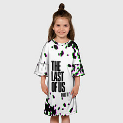Платье клеш для девочки The last of us лепестки, цвет: 3D-принт — фото 2