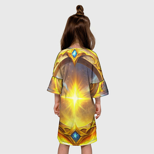 Детское платье Elden Ring лого и волшебное золотое кольцо / 3D-принт – фото 4