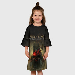 Платье клеш для девочки Elden ring Shadow of the erdtree, цвет: 3D-принт — фото 2