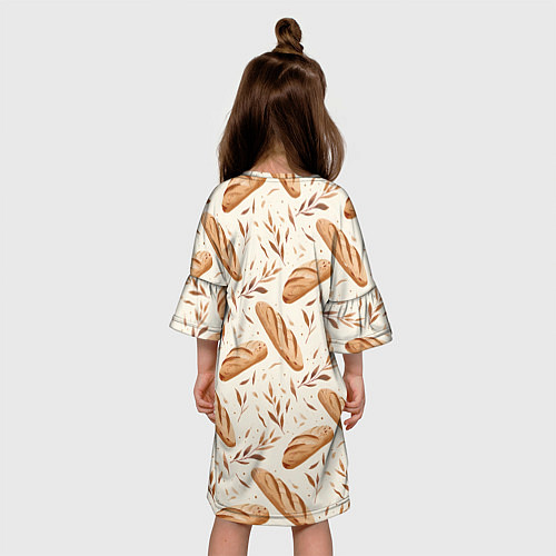 Детское платье Паттерн багет / 3D-принт – фото 4