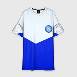 Платье клеш для девочки Napoli fc geometry, цвет: 3D-принт