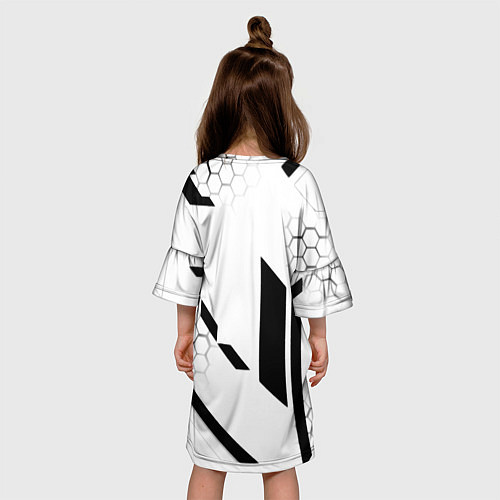 Детское платье Герб Рф текстура геймер / 3D-принт – фото 4