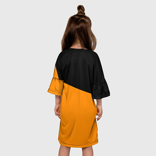 Детское платье Half life orange game / 3D-принт – фото 4