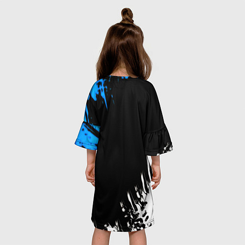 Детское платье Rust краски текстура штрихи / 3D-принт – фото 4