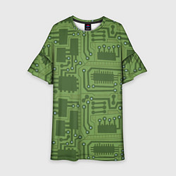 Детское платье Милитари электронная плата