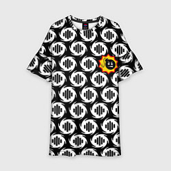 Детское платье Serious Sam logo pattern