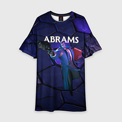 Платье клеш для девочки Абрамс Deadlock, цвет: 3D-принт