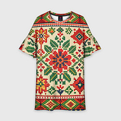 Детское платье Славянский узор и орнамент