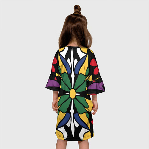 Детское платье Узор калейдоскоп / 3D-принт – фото 4