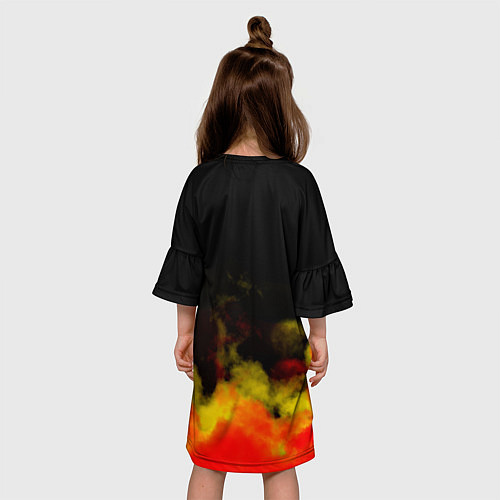 Детское платье Нирвана рок / 3D-принт – фото 4