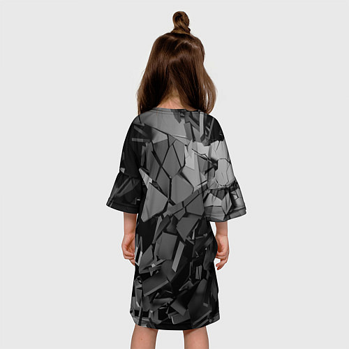 Детское платье Битое стекло / 3D-принт – фото 4