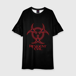 Детское платье Resident evil biohazard logo