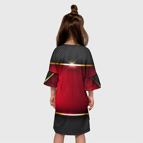 Детское платье Chevrolet metal auto / 3D-принт – фото 4