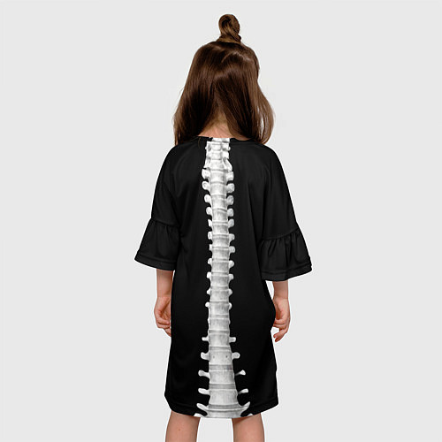 Детское платье Рентген позвоночника / 3D-принт – фото 4