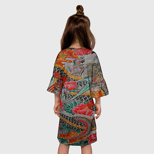 Детское платье Assassins Creed shadows japan / 3D-принт – фото 4