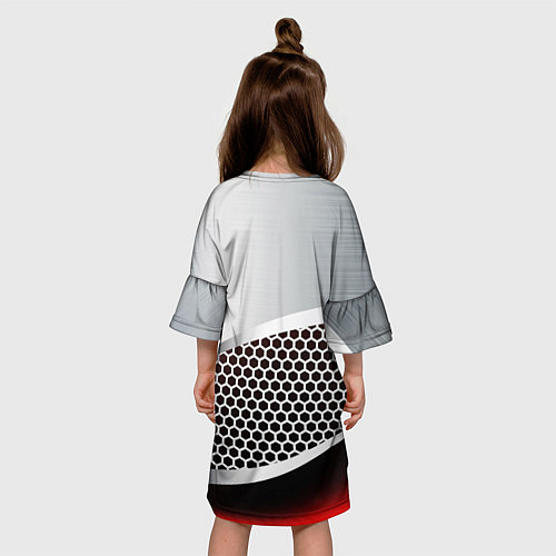 Детское платье Quake metal steel / 3D-принт – фото 4