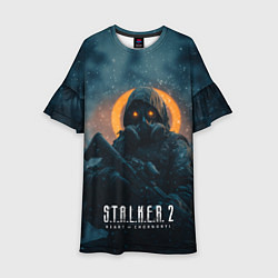 Платье клеш для девочки Stalker 2, цвет: 3D-принт