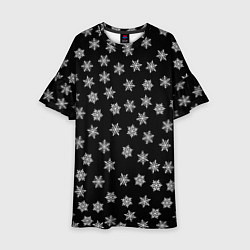 Детское платье Снежная ночь