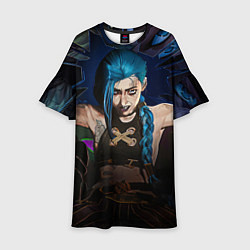 Платье клеш для девочки Unhappy Jinx, цвет: 3D-принт