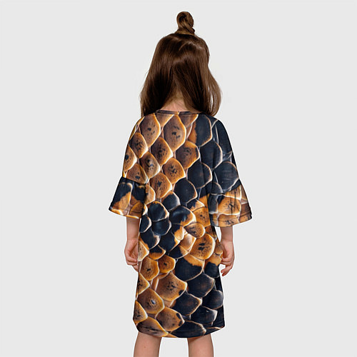 Детское платье Змеиный талисман / 3D-принт – фото 4