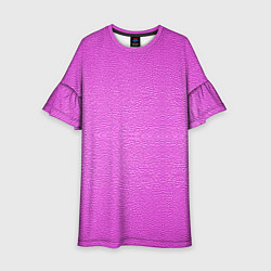 Детское платье Текстура розовой кожи