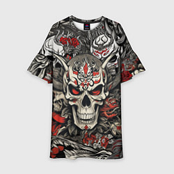 Детское платье Череп в маске Хання