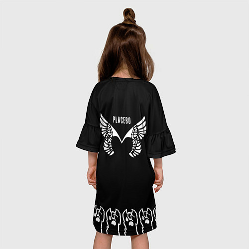 Детское платье Placebo: cat rock / 3D-принт – фото 4