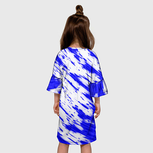 Детское платье Quake огненные краски / 3D-принт – фото 4