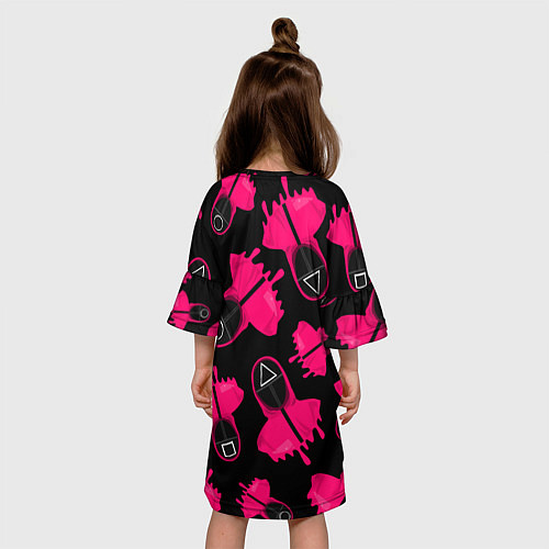 Детское платье Стражи из игры в кальмара / 3D-принт – фото 4