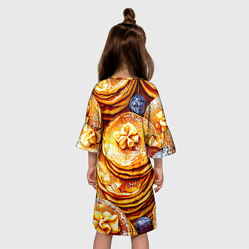 Детское платье Блинчики / 3D-принт – фото 4