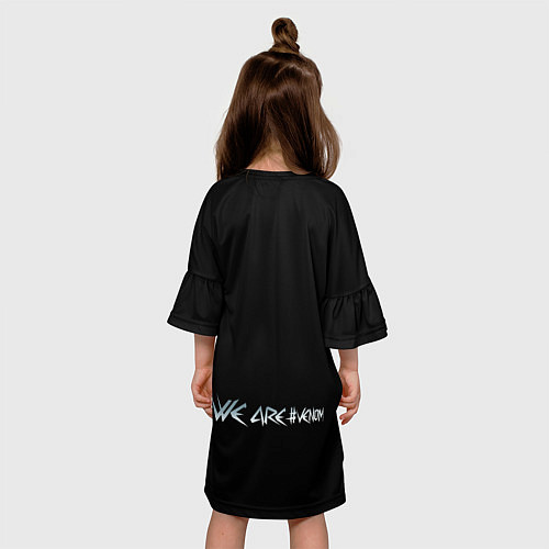 Детское платье Morty and Rick - we are Venom / 3D-принт – фото 4